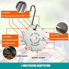 Load image into Gallery viewer, KUNIFU BBQ Grill Scraper